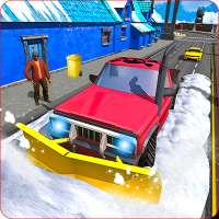 Heavy Snow Plow Clean Road Sim