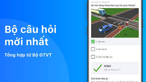 Ôn Thi GPLX 600 Câu 2024 B1 B2 screenshot 3