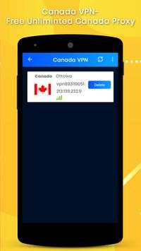 Canada VPN screenshot 3