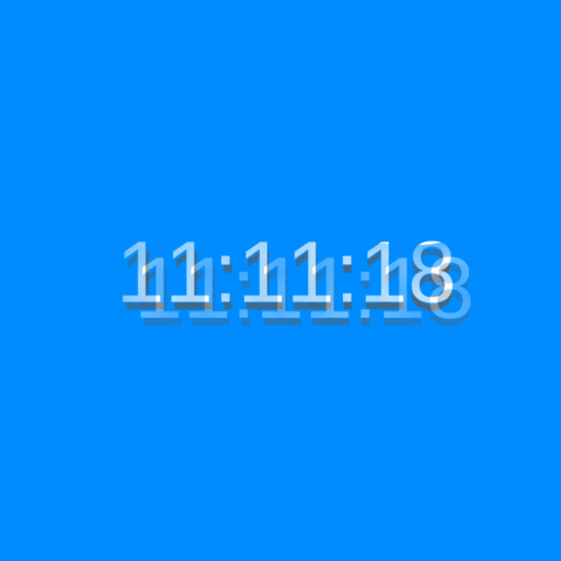 4D Digital Clock Live Wallpaper icon