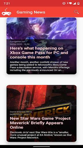 Gaming News screenshot 1