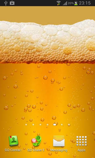 Beer & Battery level LWP Pro screenshot 5