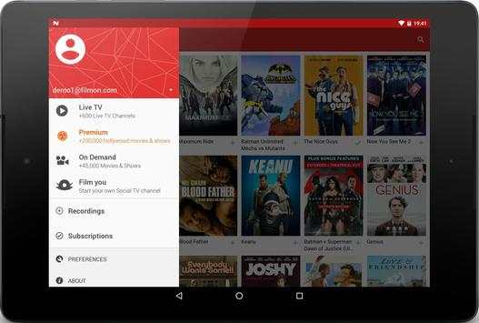 Live TV FilmOn TV DLNA screenshot 11