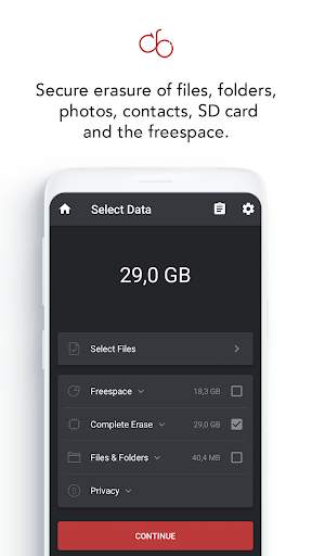 Data Eraser cb screenshot 2