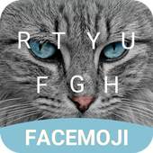 Blue Eyes Cat Keyboard Theme for Whatsapp v1.0
