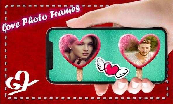 Romantic Dual Love Photo Frames: Double Love Frame screenshot 3