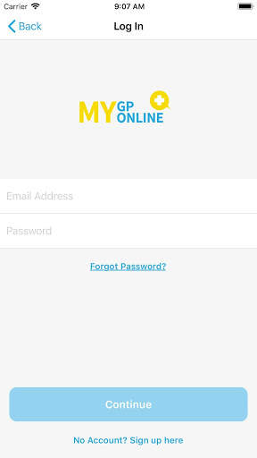 My GP Online screenshot 2