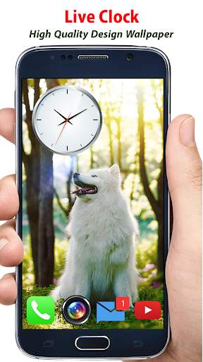 Night Clock Lock Screen, 3D Wallpapers Live 2019 screenshot 2