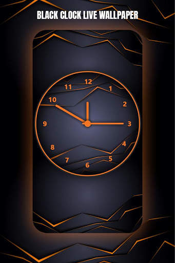 Black Clock Live Wallpaper screenshot 5