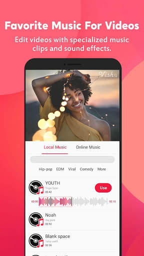Visha - create awesome videos- short videos social screenshot 4