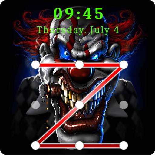 Scary Clown Lock Screen & Wallpapers 3.0
