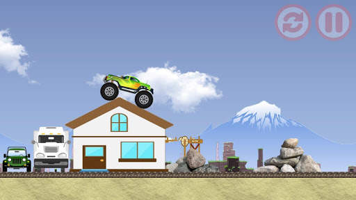 Monster Car: Bumpy Road स्क्रीनशॉट 4