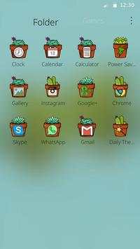 Cute Cartoon Cactus Theme🌟 screenshot 7