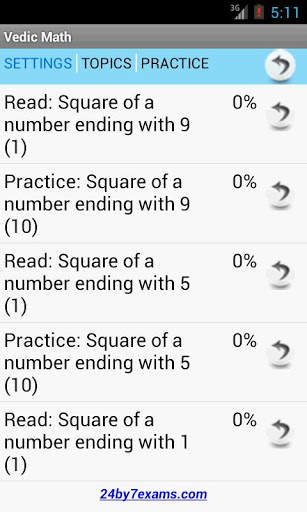 Vedic Math Tricks - 24by7exams скриншот 1