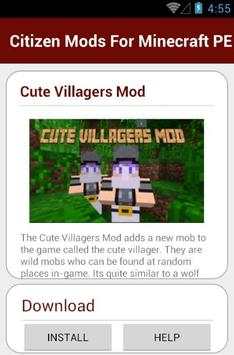 Citizen Mods For Minecraft PE screenshot 4