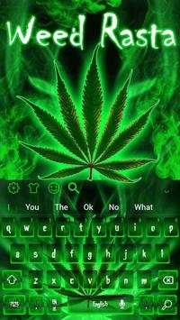Cool Weed Rasta Smoke Keyboard Theme screenshot 4