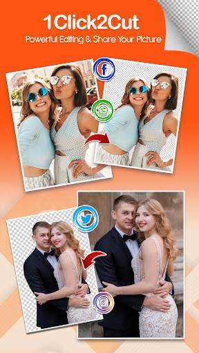 1Click 2CUT: AutoCut AutoBlur Background Eraser screenshot 5