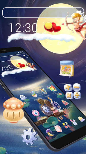 Romantic Couple Love Night Theme💏 screenshot 3