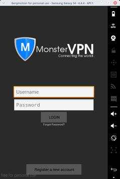 Monster VPN screenshot 1