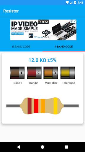 Resistor Code screenshot 2