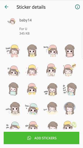 Stickers🥳Funny Baby WAStickerApps for WhatsApp screenshot 8