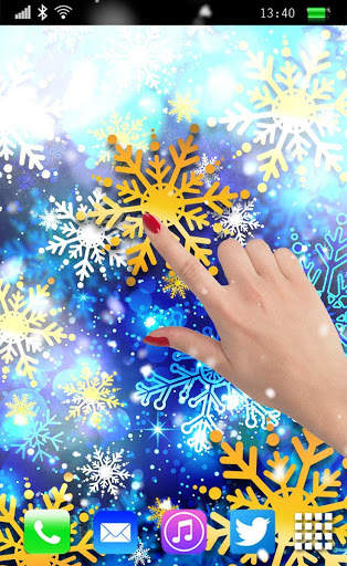 Snowflakes live wallpaper 2019 screenshot 3