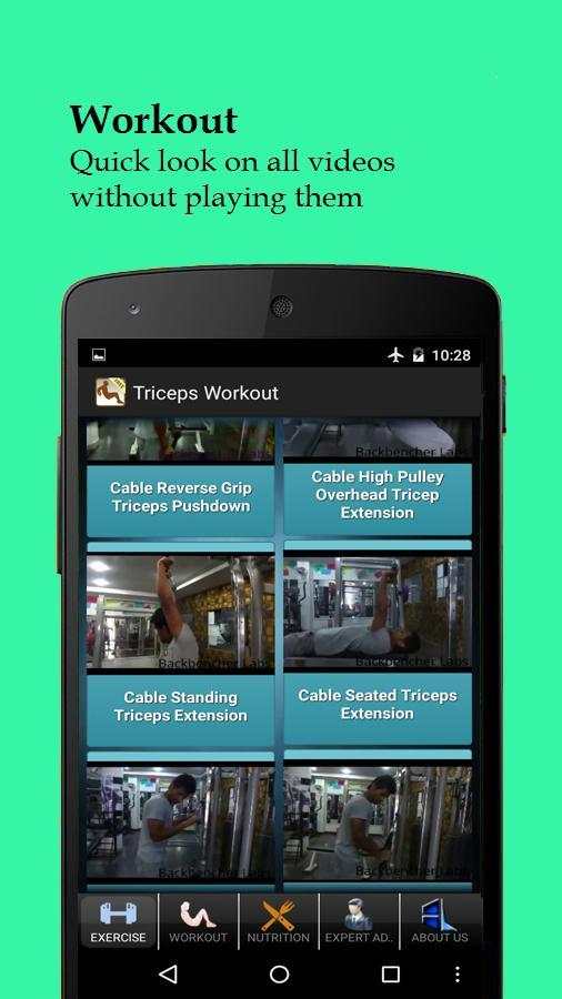 Men's Triceps Workout screenshot 2