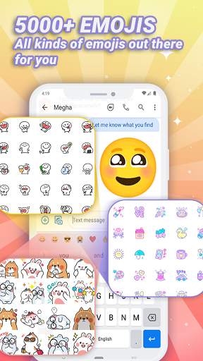 K-Emoji Keyboard : 5000  Free Emoji, Sticker, Skin screenshot 1