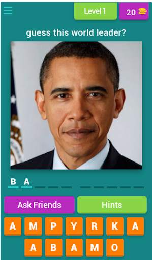 World leaders quiz screenshot 1
