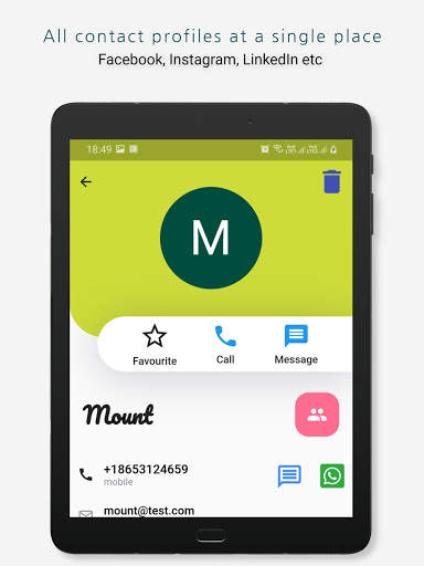 Contacts GenX - Social Profiles, Groups, Dialpad screenshot 15