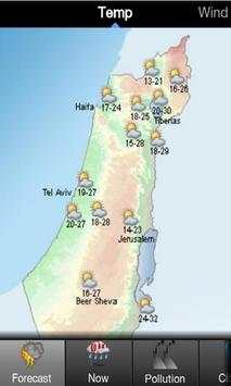 Weather Israel Lite screenshot 2
