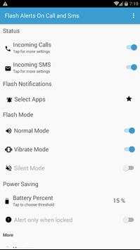 Flash Alerts On Call and Sms screenshot 2