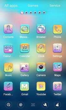 Sweet Color Rain Launcher screenshot 2
