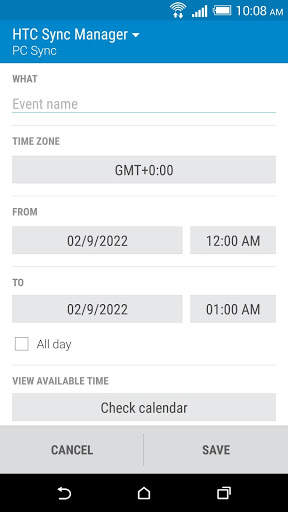 HTC Calendar screenshot 7