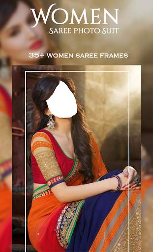 Hot Women Saree Photo Suit screenshot 4