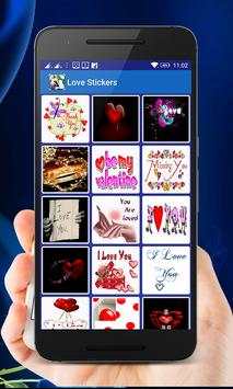 Romantic stickers for facebook screenshot 3