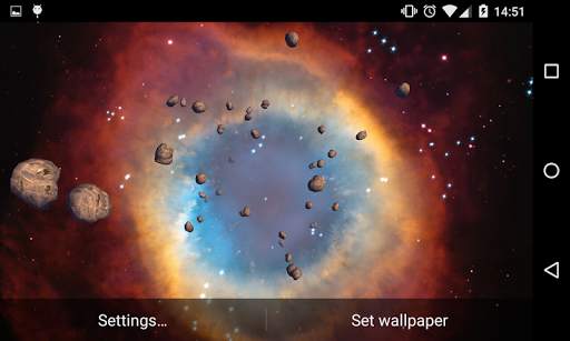 Asteroids 3D Live Wallpaper HD screenshot 10