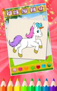 Unicorn Coloring Book: Fun Game for Kids screenshot 8