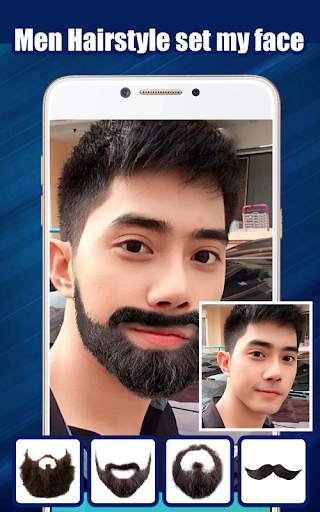 Men Hairstyle set my face screenshot 3