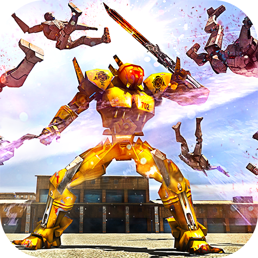 Futuristic Robots War Hero 3D icon