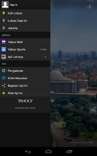 Yahoo Cuaca screenshot 15