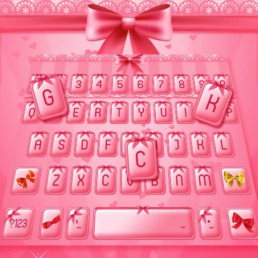 Pink Bow Keyboard Skin 1.0.3