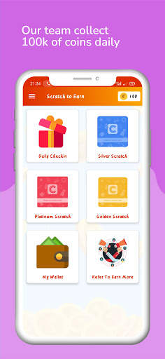 Scratch to Earn - win real money स्क्रीनशॉट 1