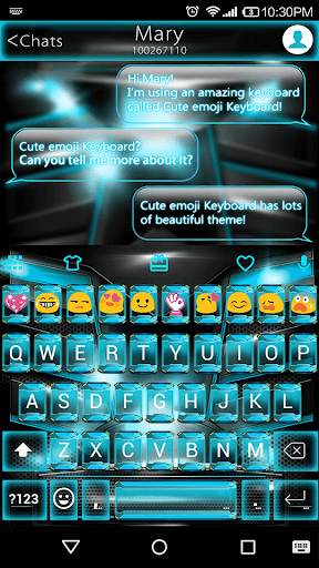 Space Craft Emoji Keyboard स्क्रीनशॉट 1