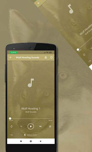 Wolf Sounds - Wolves Howling Ringtone screenshot 3