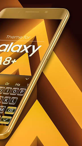 Keyboard for Galaxy A8 plus Gold screenshot 2
