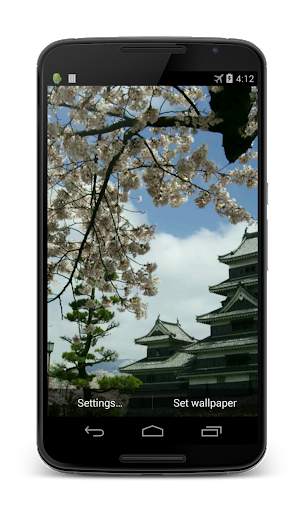 Sakura Video Live Wallpaper screenshot 4