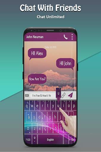 New Fancy keyboard Fast typing emoji 2019 screenshot 1