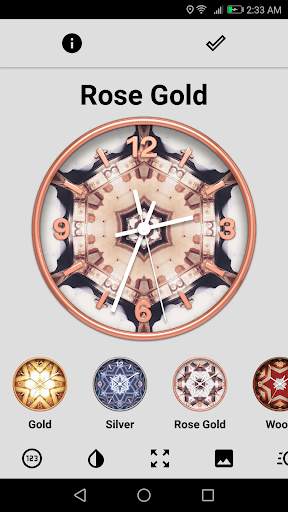 Kaleidoscope Clock Live Wallpaper screenshot 4
