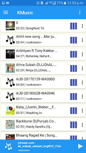 K Music Player screenshot 1
